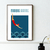 affiche Plongeuse Carqueiranne