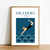 Affiche Six Fours Les plages Plongeuse