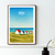 Affiche Gouville sur mer plage