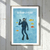 affiche Six Fours les plages plongeur OK