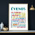 affiche Evenos les quartiers