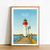 Affiche aqua Saint-Vaast La Hougue Le Phare