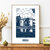 affiche Cognac bleue