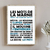 Affiche Les mots de la Marne noir et bleu