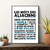 affiche les mots des alsaciens noir et bleu
