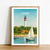 Affiche Le Cap ferret couleur