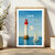 Affiche Ile de Ré - Phare de Chauveau