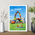 affiche Le Havre Les containers Aquarelle