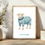 Affiche Le mouton de bretagne