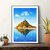 affiche Le mont saint michel couleur