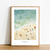 Affiche Plage vue d'en haut 4