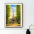 affiche ville de Vue couleur