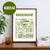 Affiche quartier en vert 3 Sticker