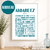 Affiche quartiers bleue 3 sticker