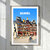 affiche Rennes maisons à pans de bois