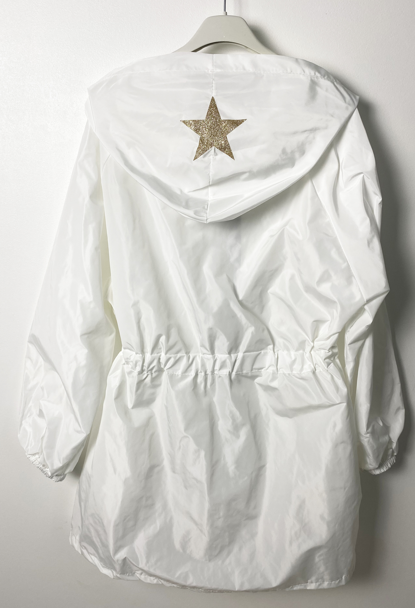 Imperméable mi-long Star Blanc