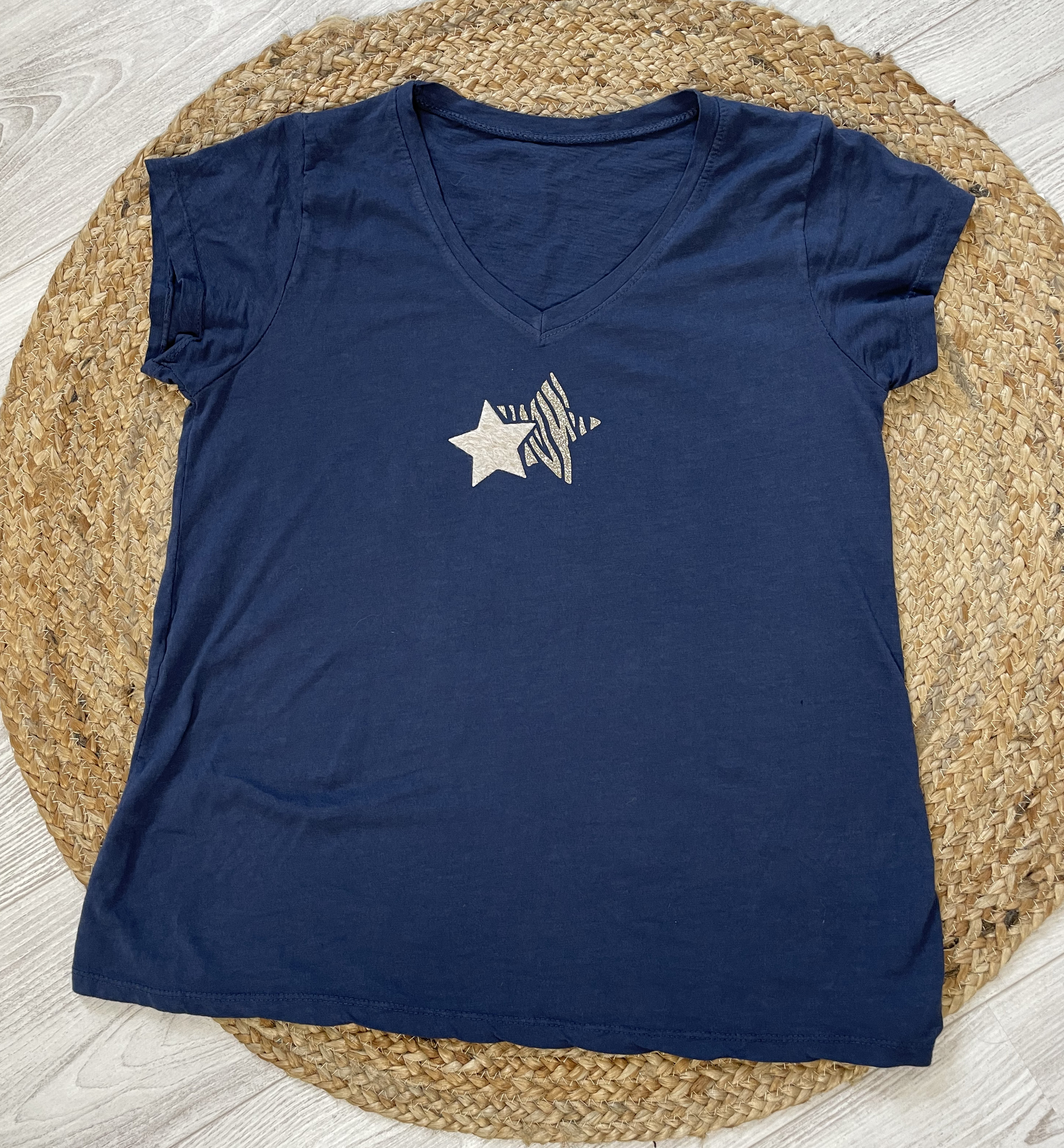 T-shirt Blandine Marine Étoile