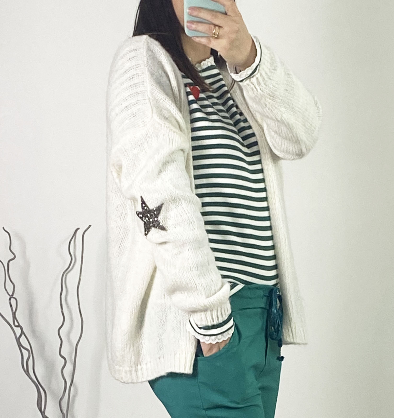 Bonnie_bonnieandcie_Gilet_Laine_Mohair_Blanc_Étoile_coude_Paola_Bonnie and cie
