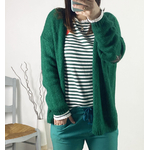 bonnie_Gilet_Laine_Mohair_Vert_Étoile_coude_Paola_Bonnie and cie