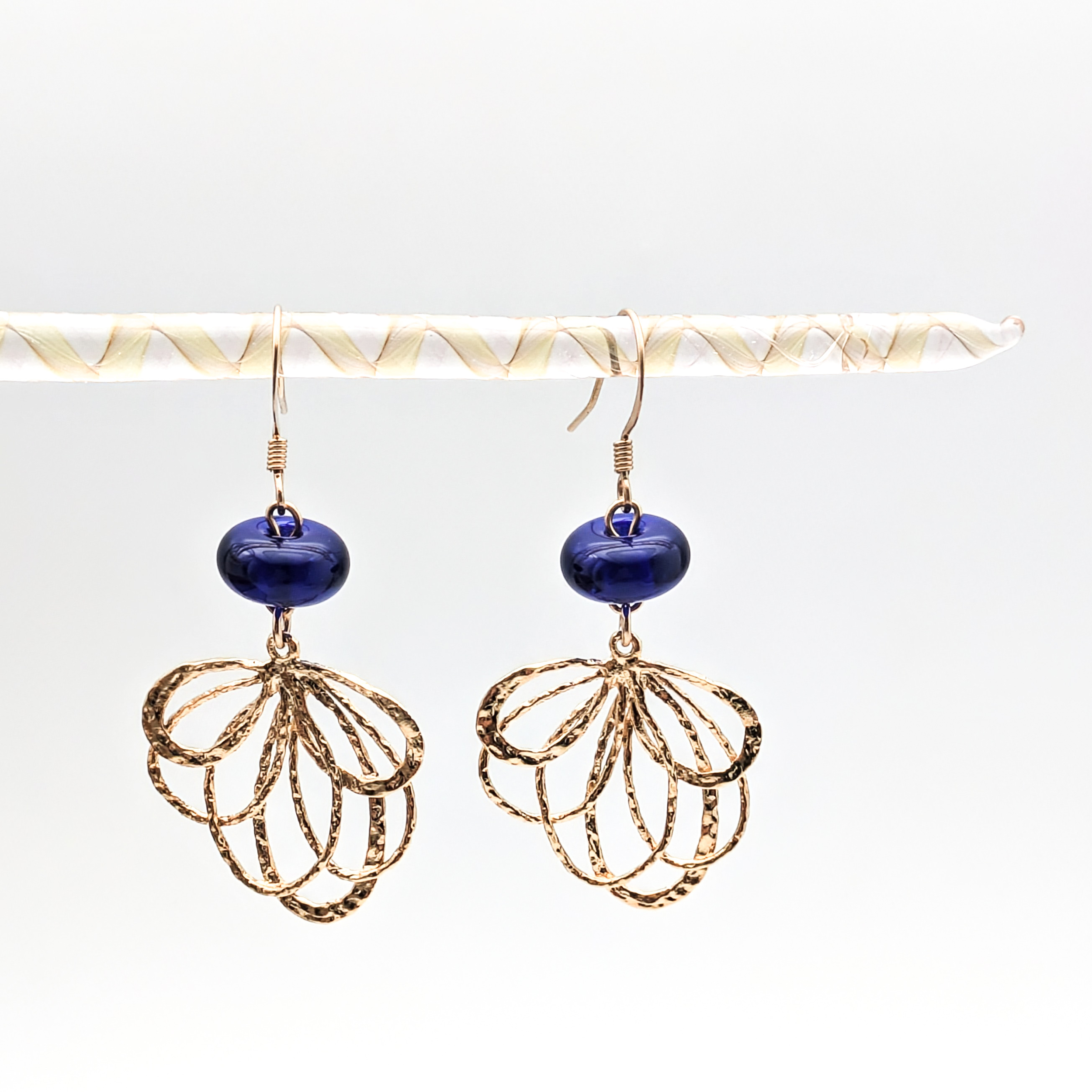 Boucles doreilles bleu - Sébastien Garrigue