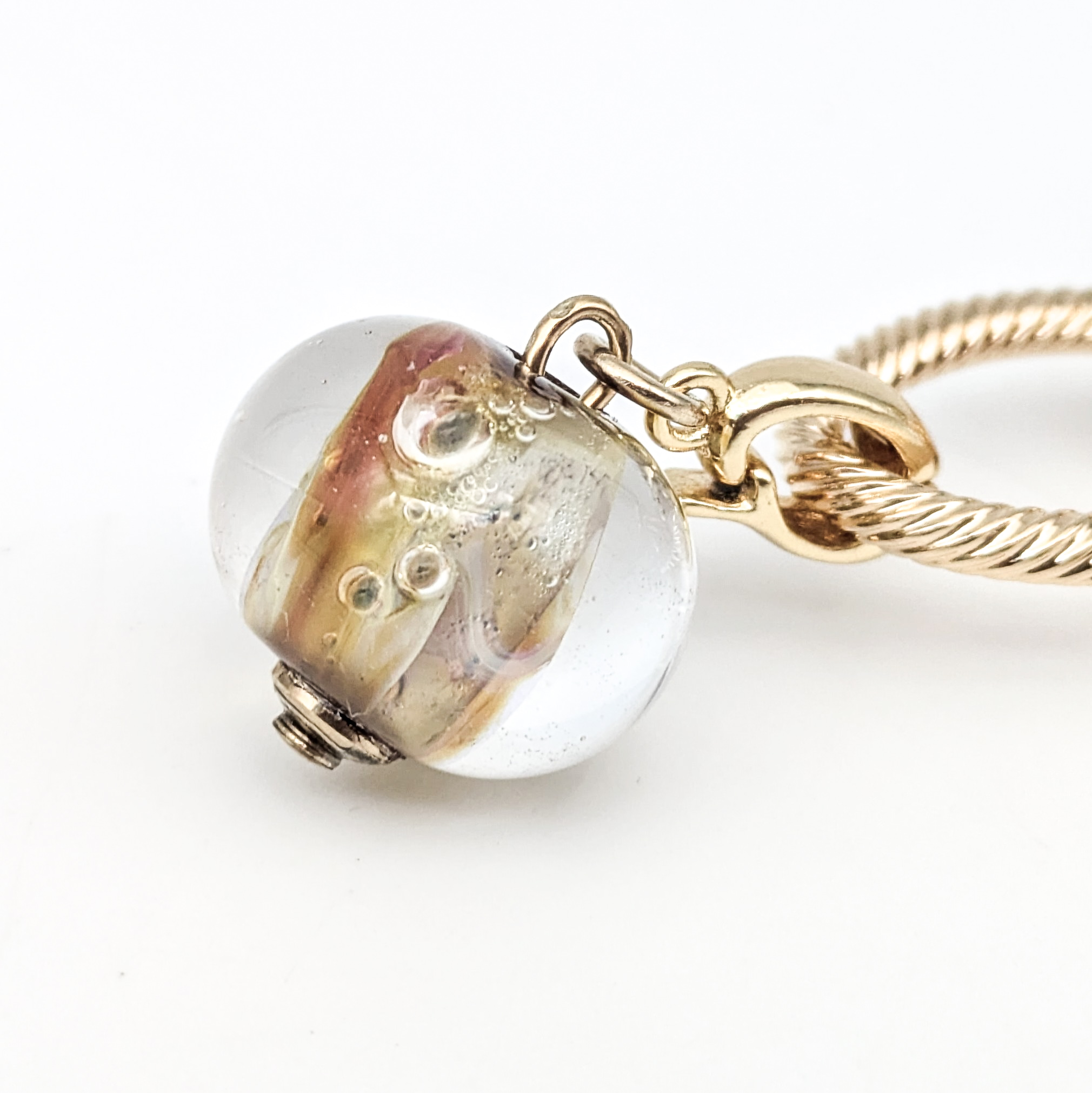 Bracelet oval ray 3 caramel dautomne