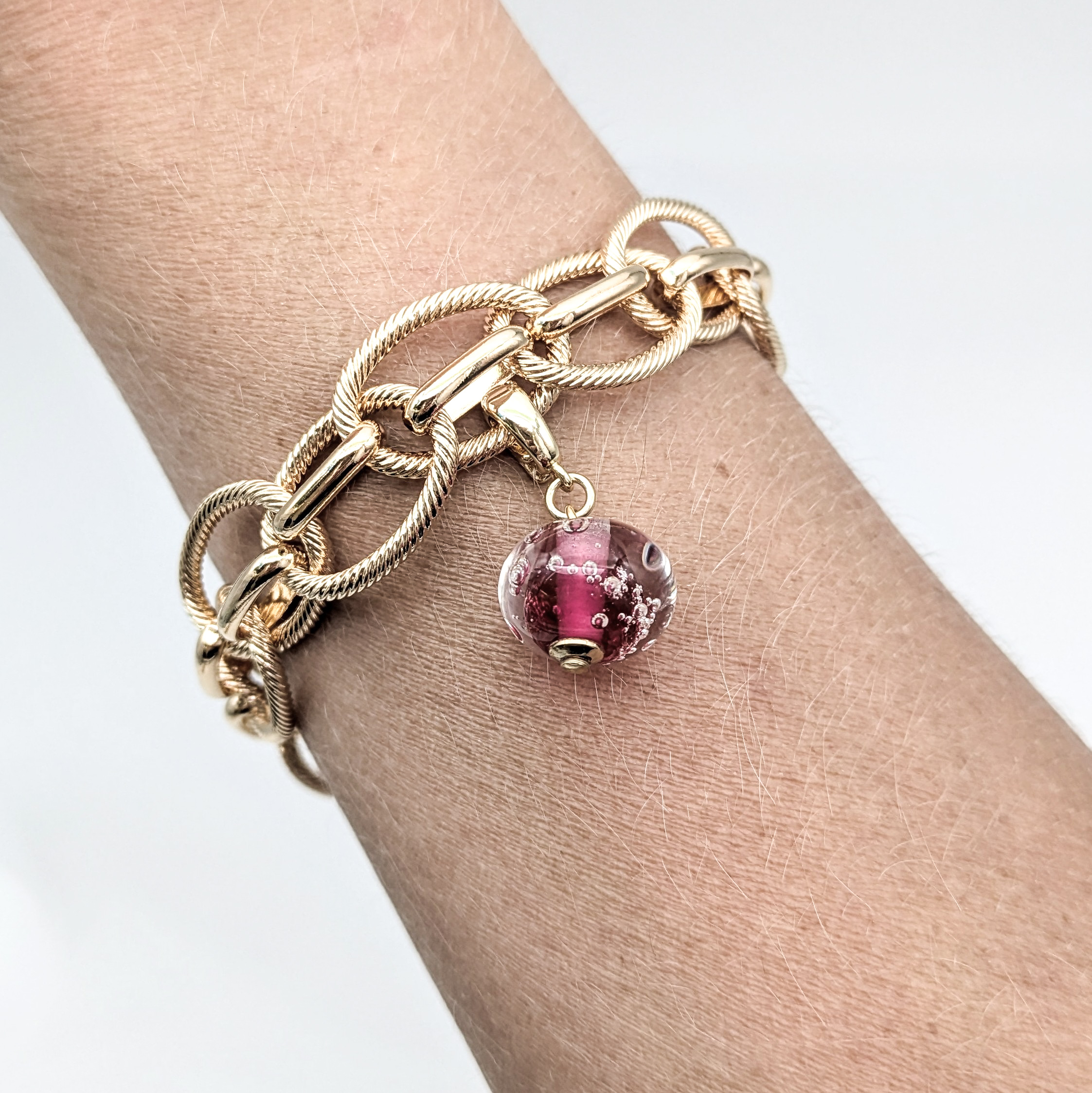 Bracelet oval ray 3 bulle de grenadine.3