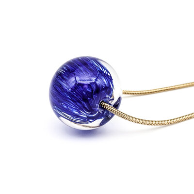 Collier one mystère bleu