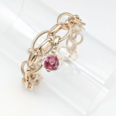Bracelet oval ray 3 bulle de grenadine.2