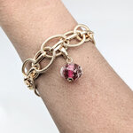 Bracelet oval ray 3 bulle de grenadine.3