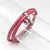 Fyne cuir rose serpent