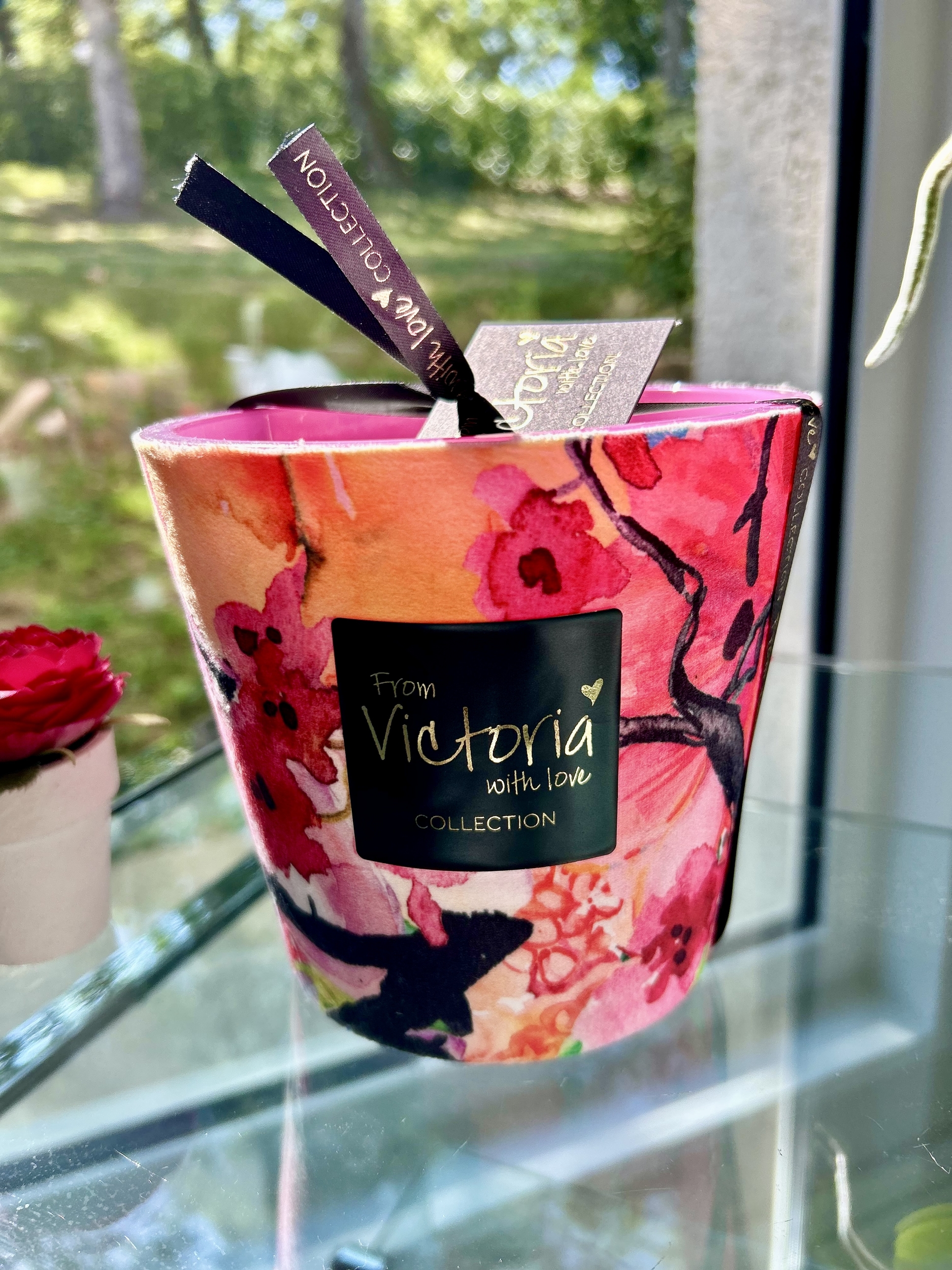 BOUGIE VELOURS FLORAL 1