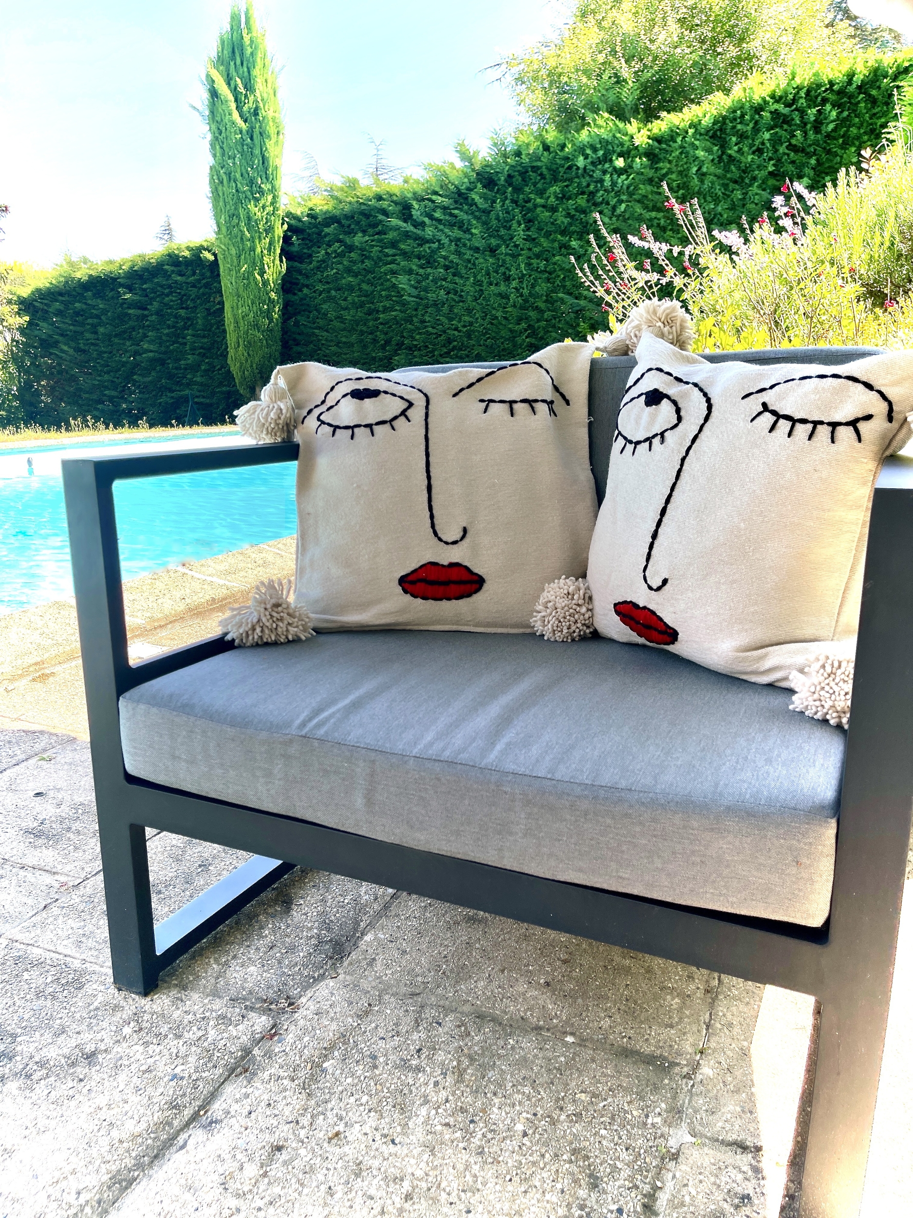 HOUSSE DE COUSSIN FACE AND KISS 2