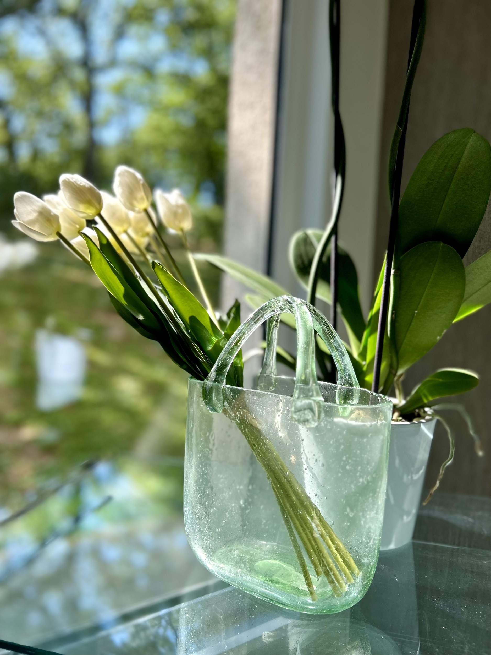 Vase en forme de sac à main idée cadeau pour les fans de sac à main