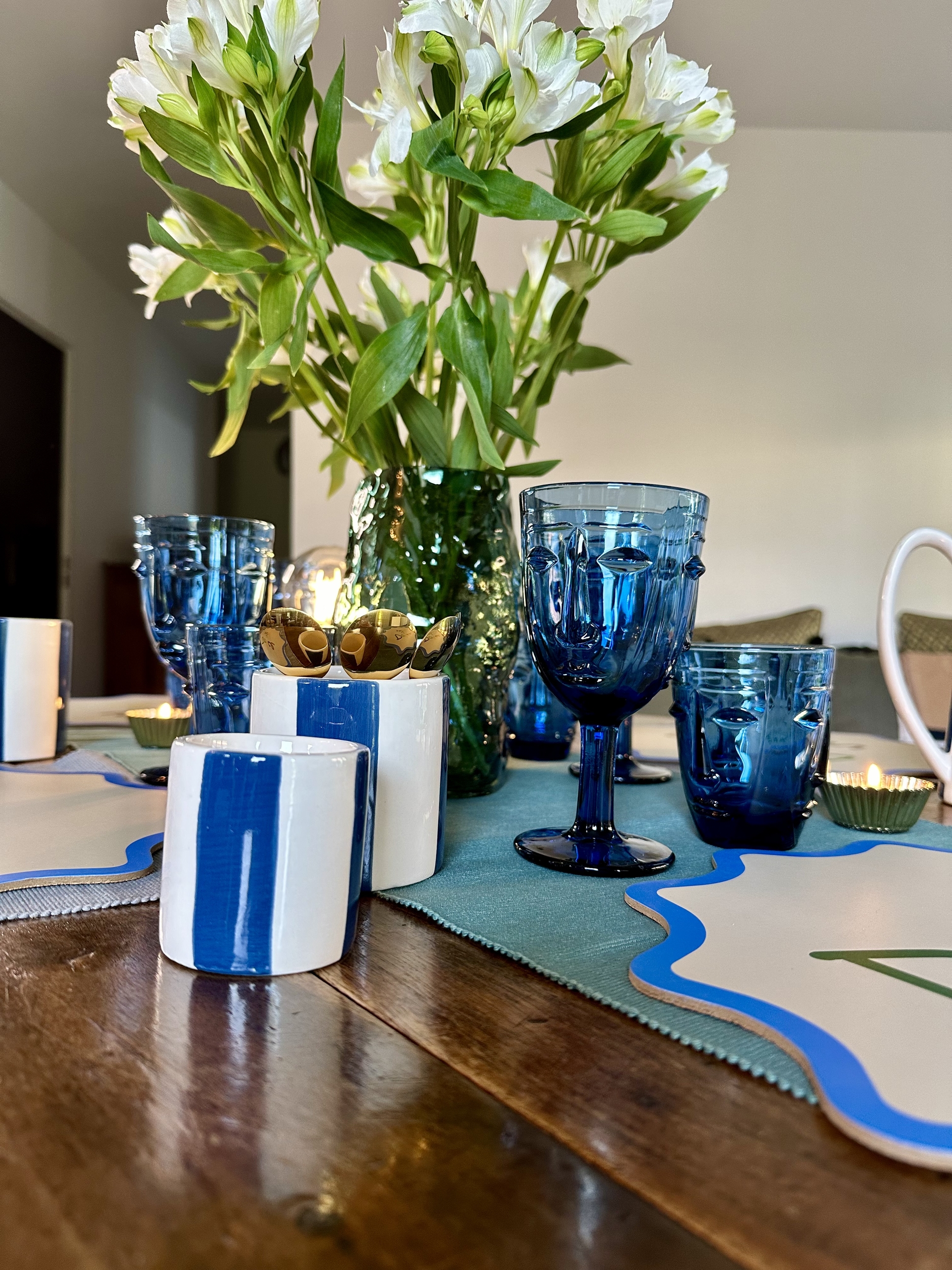 Idée de table style méditerranéene, été 2025, idée