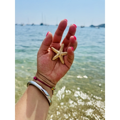 Broche étoile de mer en acier inoxydable