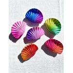 Pince à cheveux de toutes les couleurs en forme de coquillage de bonne qualité et pas cher