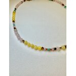 Collier en quartz rose pas cher