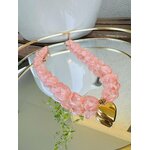 Collier coeurazia rose de Influence maryva