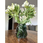 Vase en verre vert design