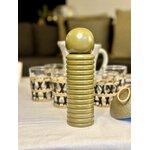 Moulin a poivre ou a sel en acacia bois vert kaki design contemporain