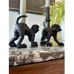 bougeoir singe de couleur noir idée cadeau à offrir pour une crémaillère style design et contemporain