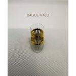 Bague dorée en acier inoxydable , bague à la mode, idée cadeau à offrir à petit prix, bague stylée pas cher