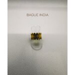 Idée de cadeau à offrir pax cher, bague en acier inoxydable intemporelle réglable pour petit et gros doigts, bague style indien