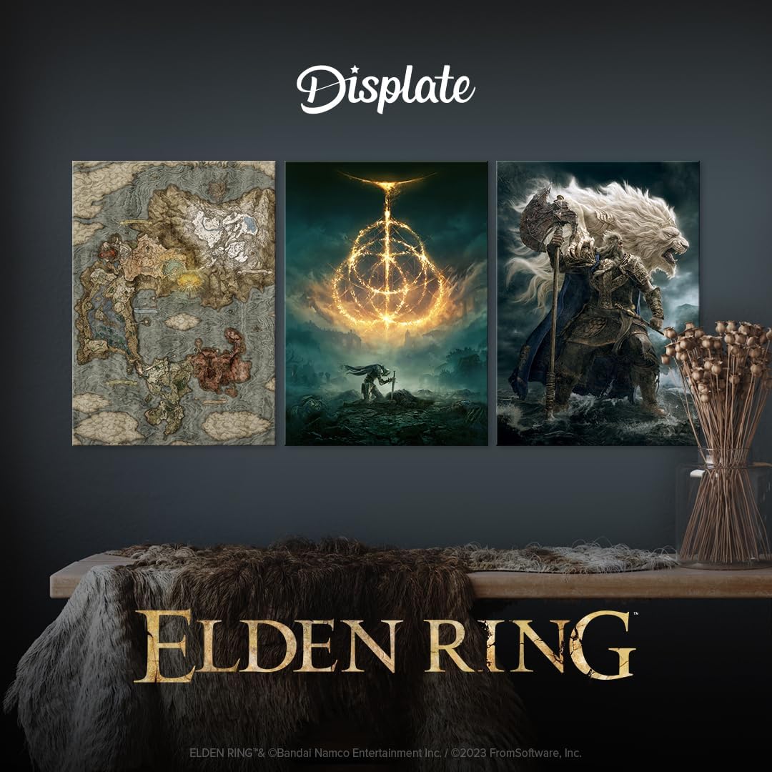 Poster Métal Displate Le Seigneur Des Anneaux - Édition Limitée 45x32 Cm
