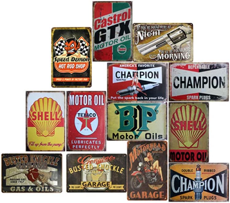 Plaques émaillées vintage