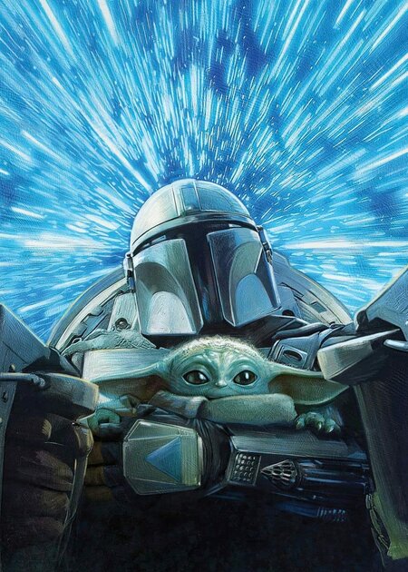 Displate Star Wars Poster Métallique Droids 32x45 Cm – Affiche Magnétique Officielle Licence Lucasfilm