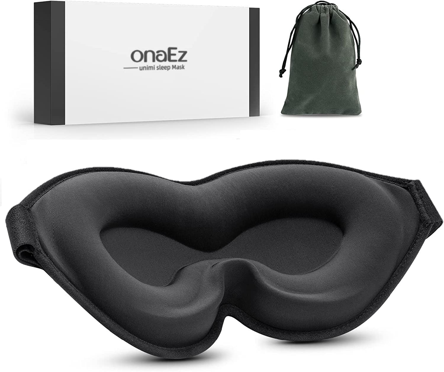 onaEz Masque de Sommeil 100% Occultant 3D - Packaging