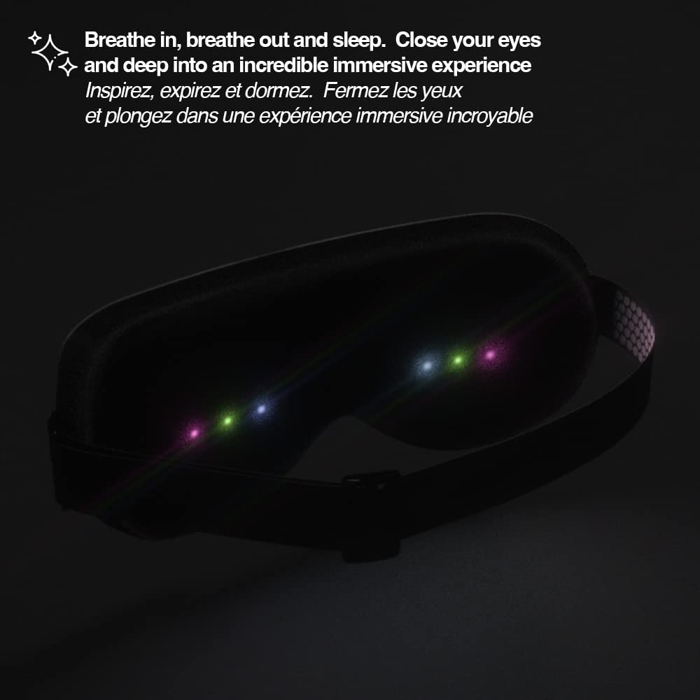 Masque connecté HYPNOS de Dreaminzzz Noir  - Expérience Immersive de Sommeil