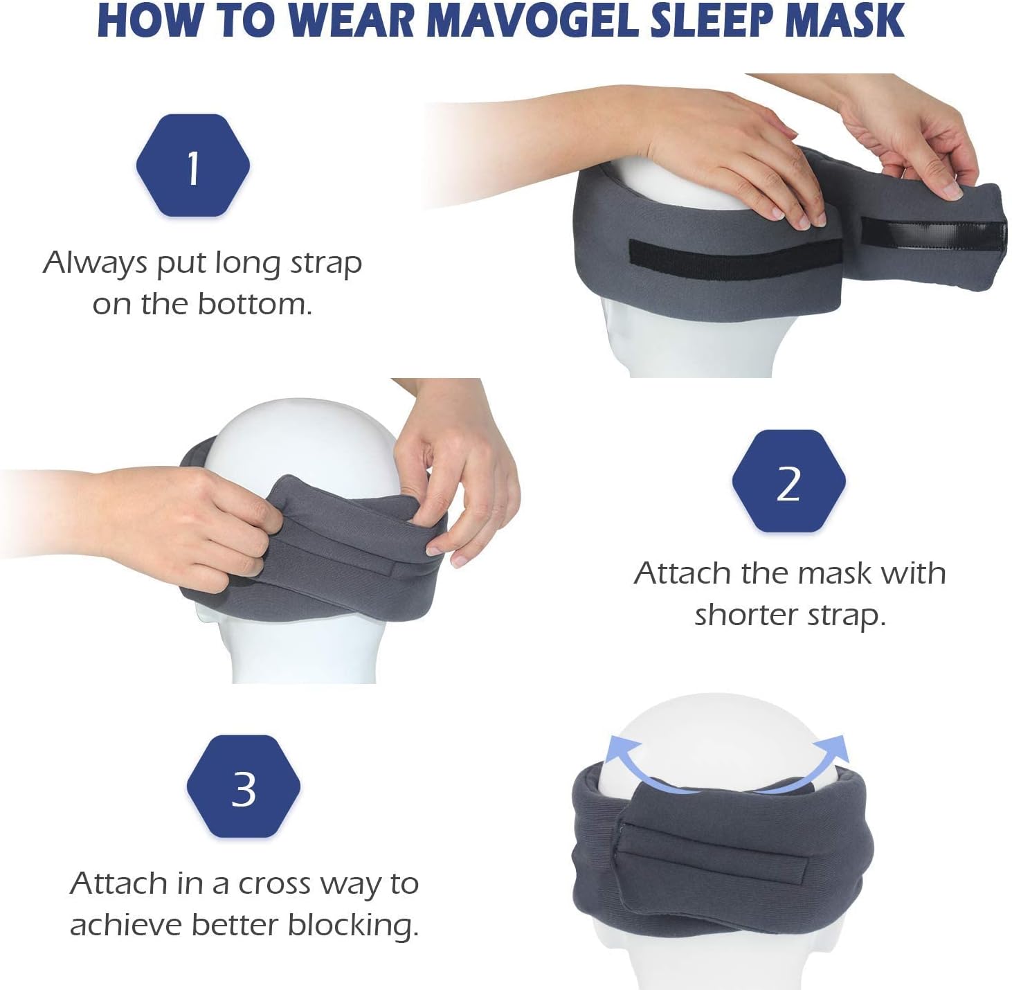 Comment Porter Un Masque de Nuit Mavogel En Modal