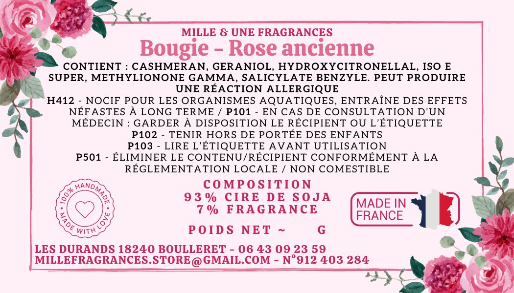 ROSE ANCIENNE CLP 140g